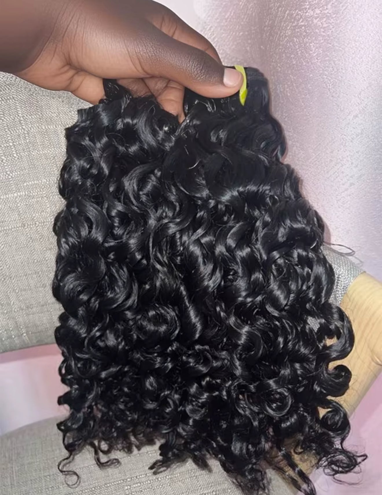 Burmese luxury curly bundles