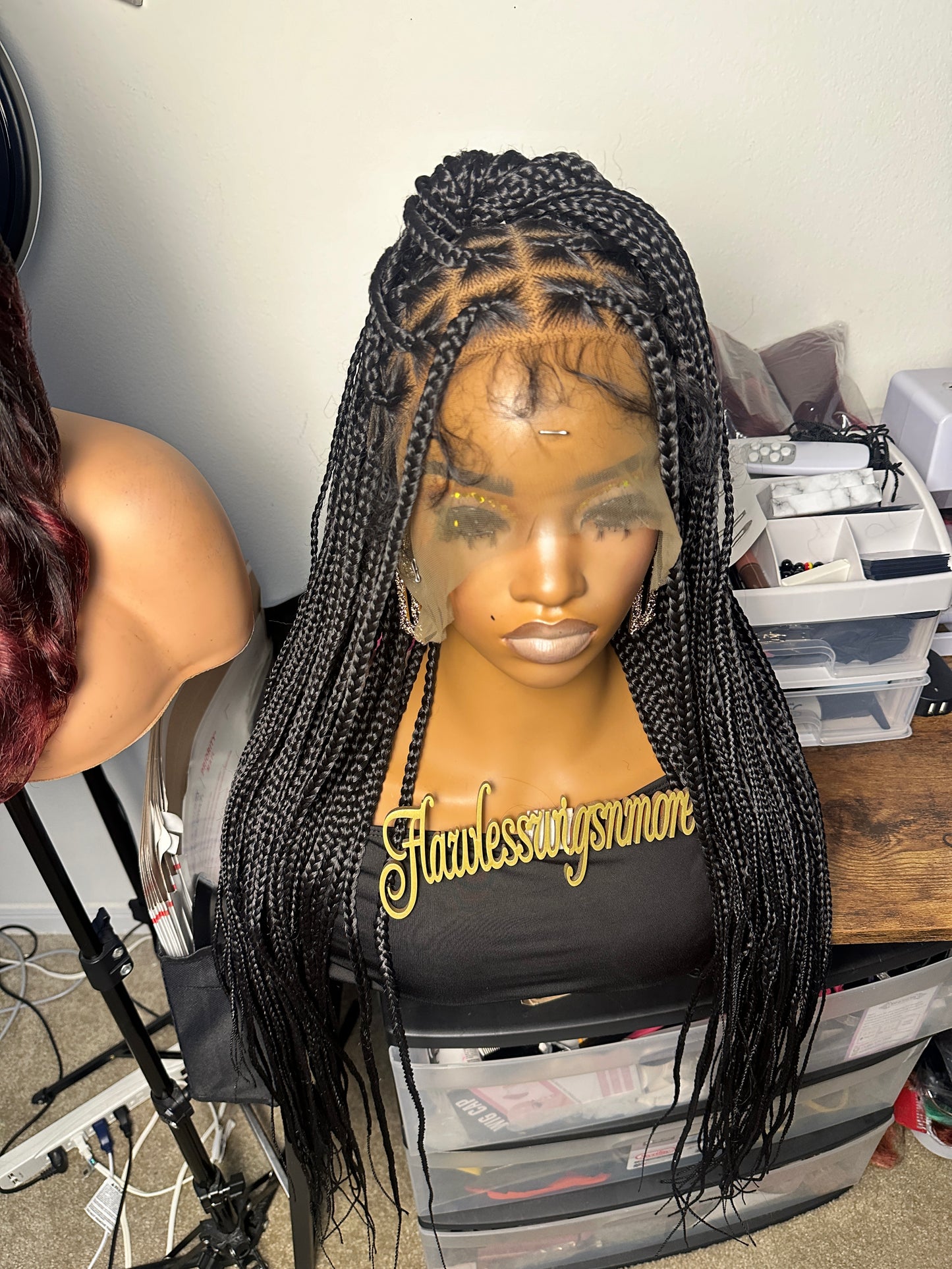 Janet braided wig