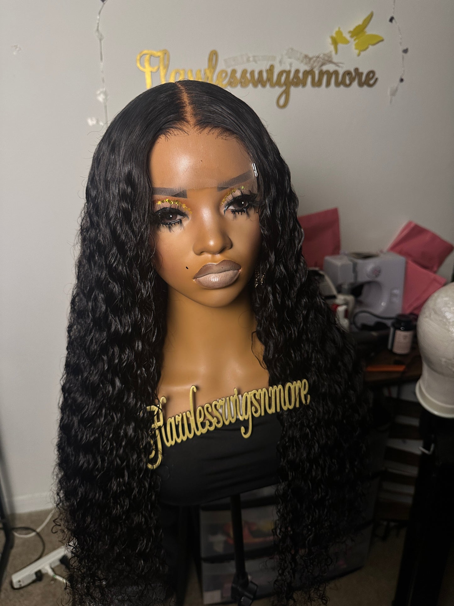 Deep wave hd lace wigs