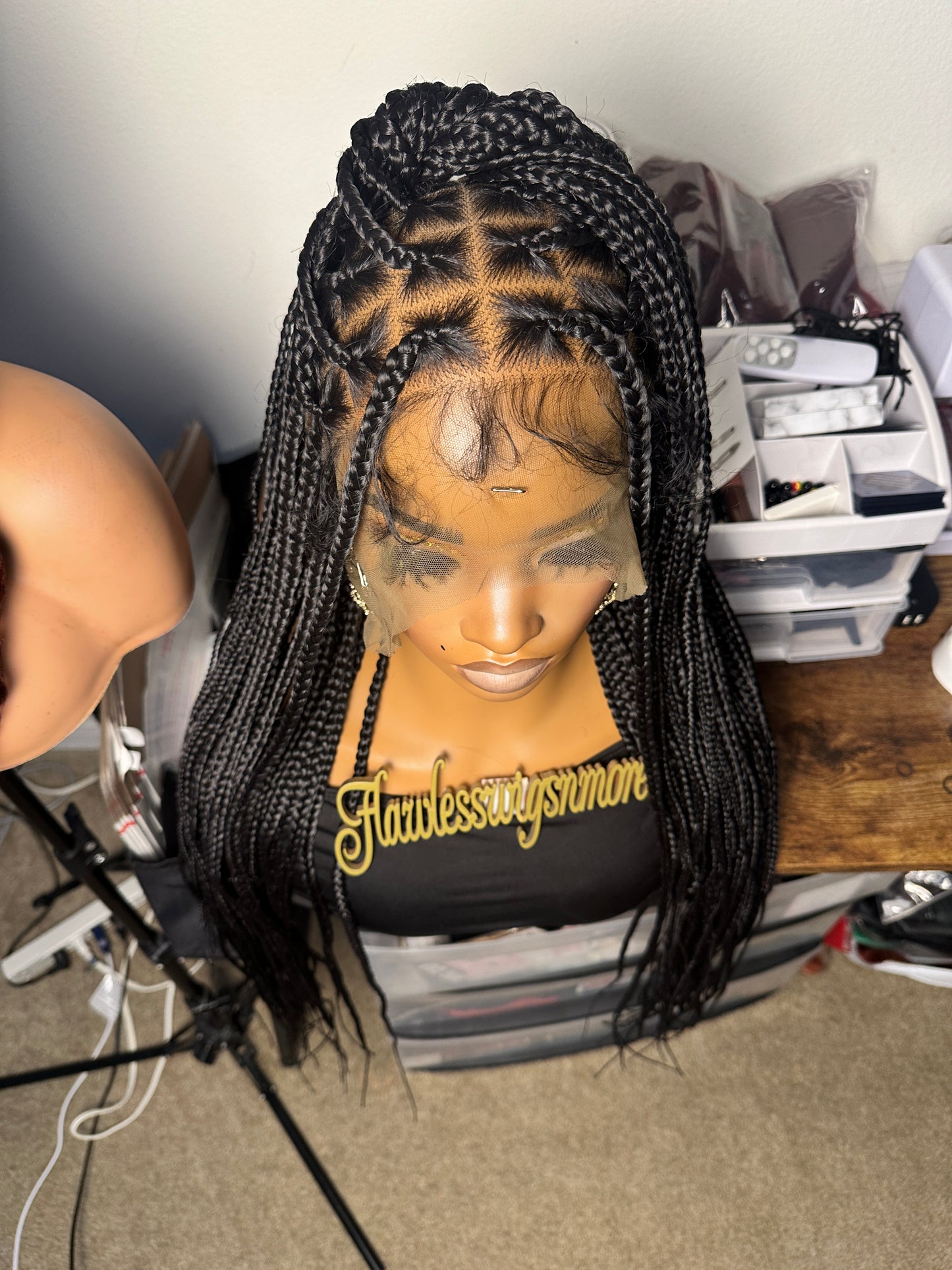 Janet braided wig