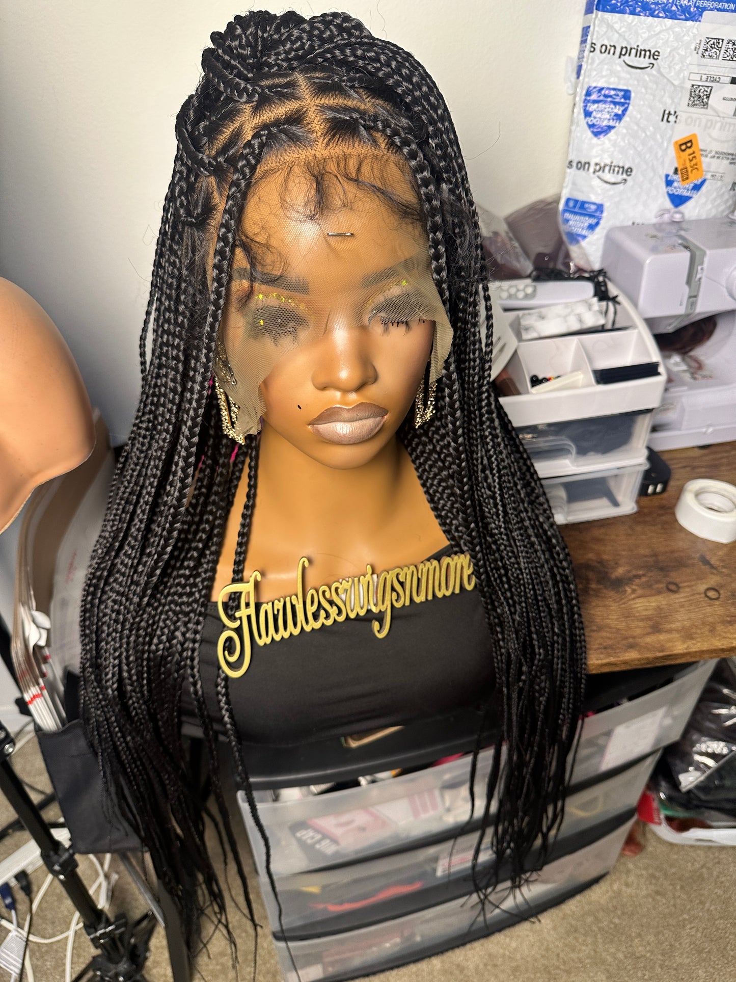 Janet braided wig