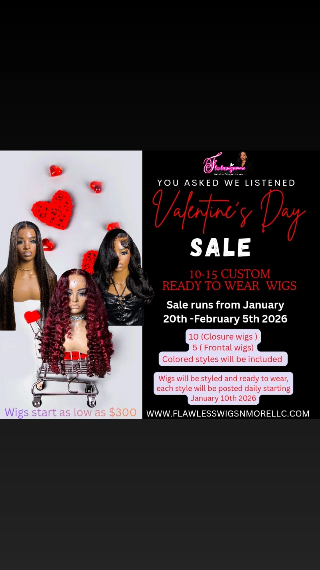 VALENTINES WEEK SALE