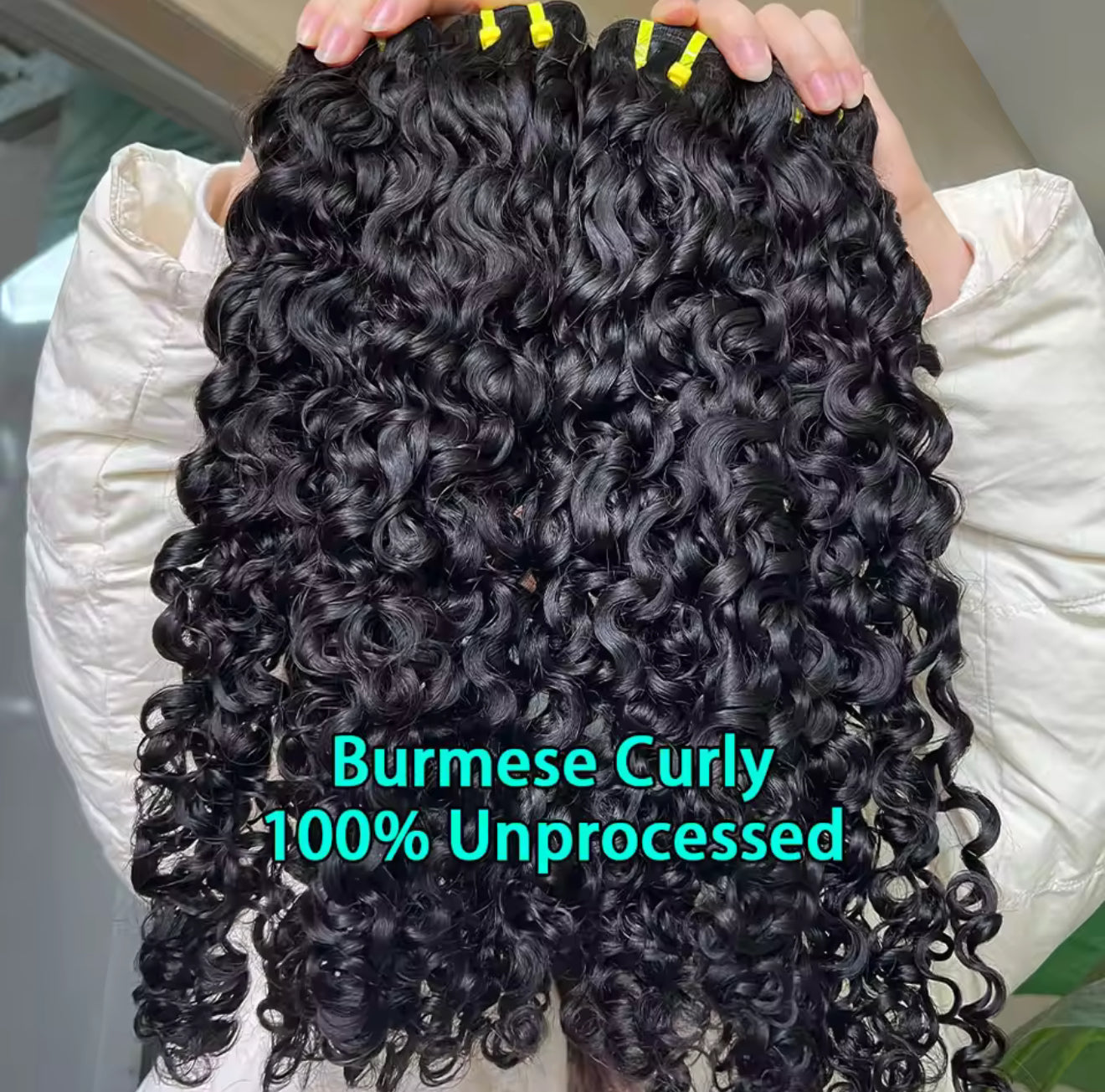 Burmese luxury curly bundles