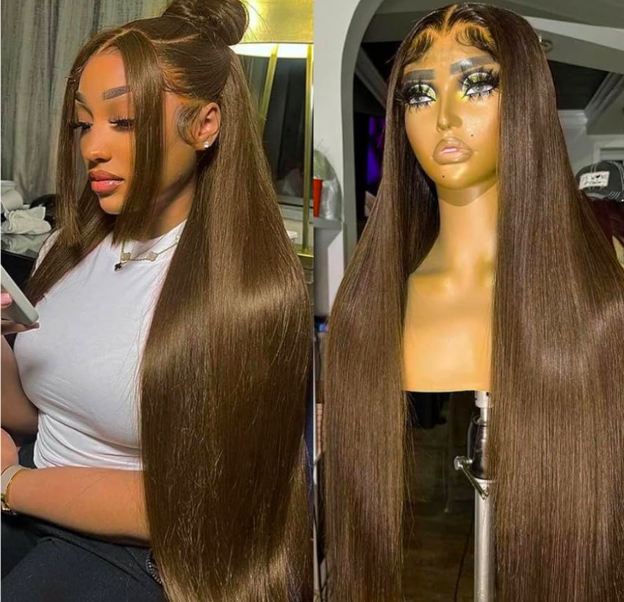 Colored Brazilian “baddie on a budget” wigs 30 inches ONLY