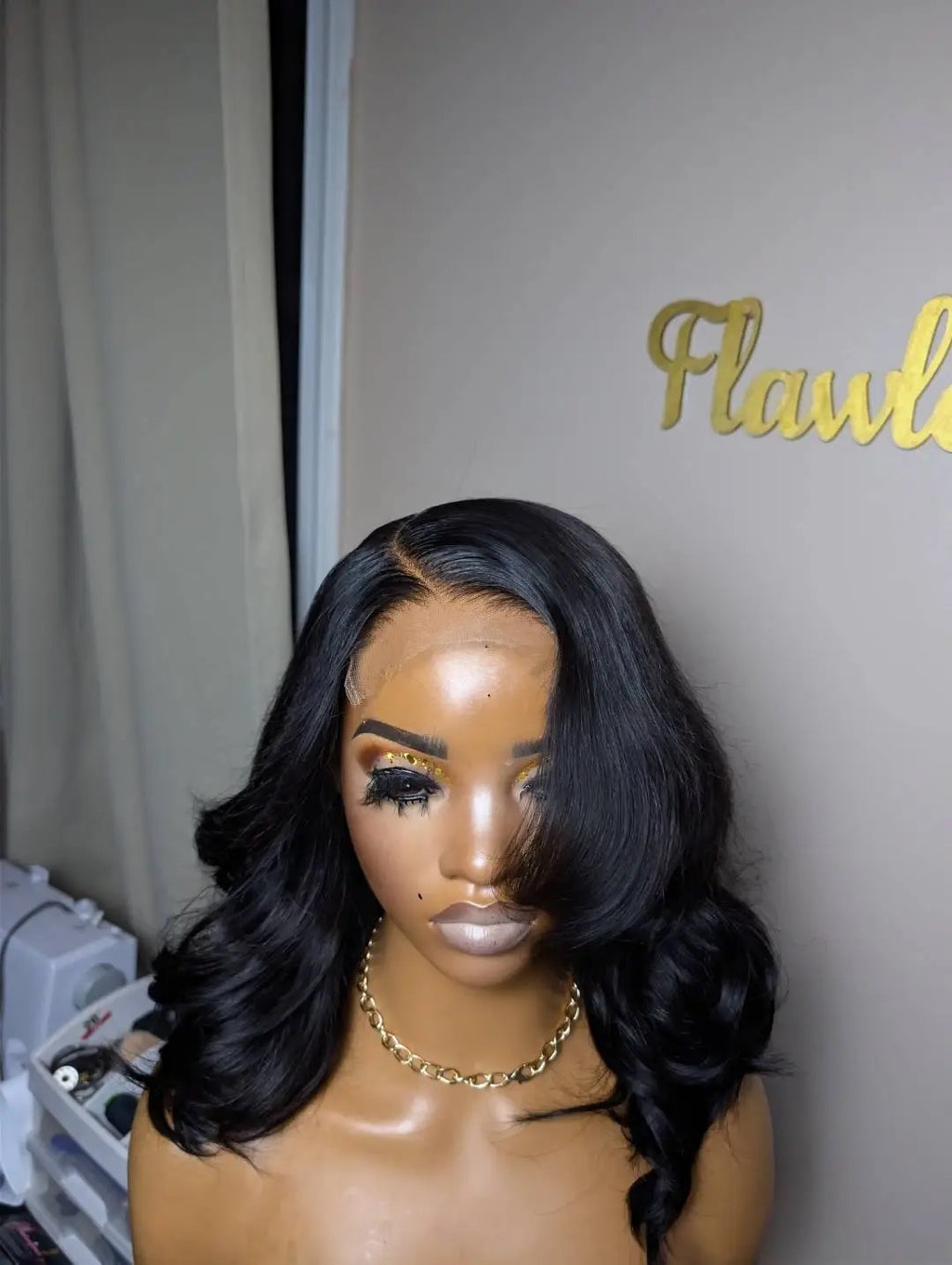 Layered 16 inch wig