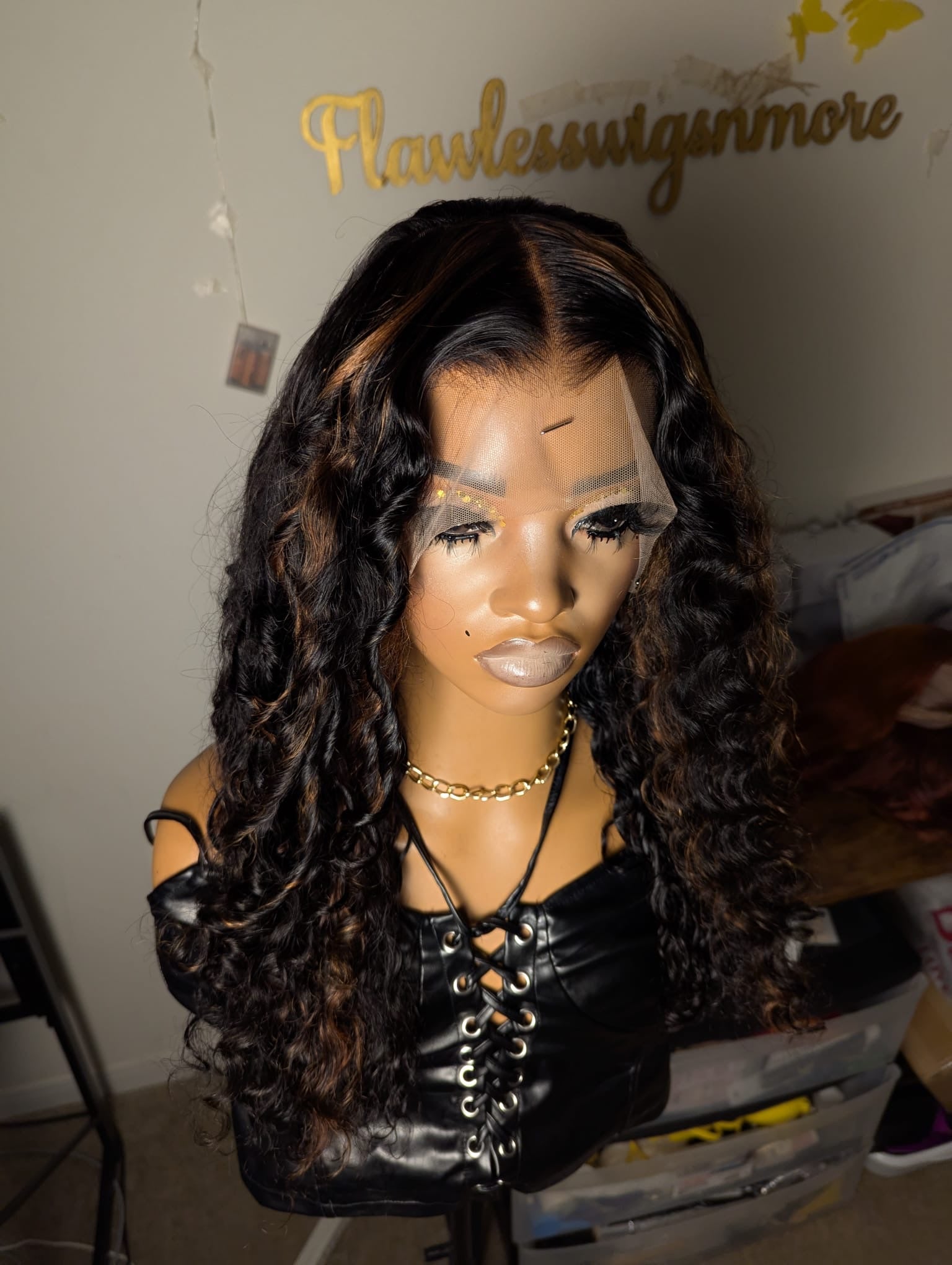 13*6 BURMESE CURLY WITH SPIRAL ENDS