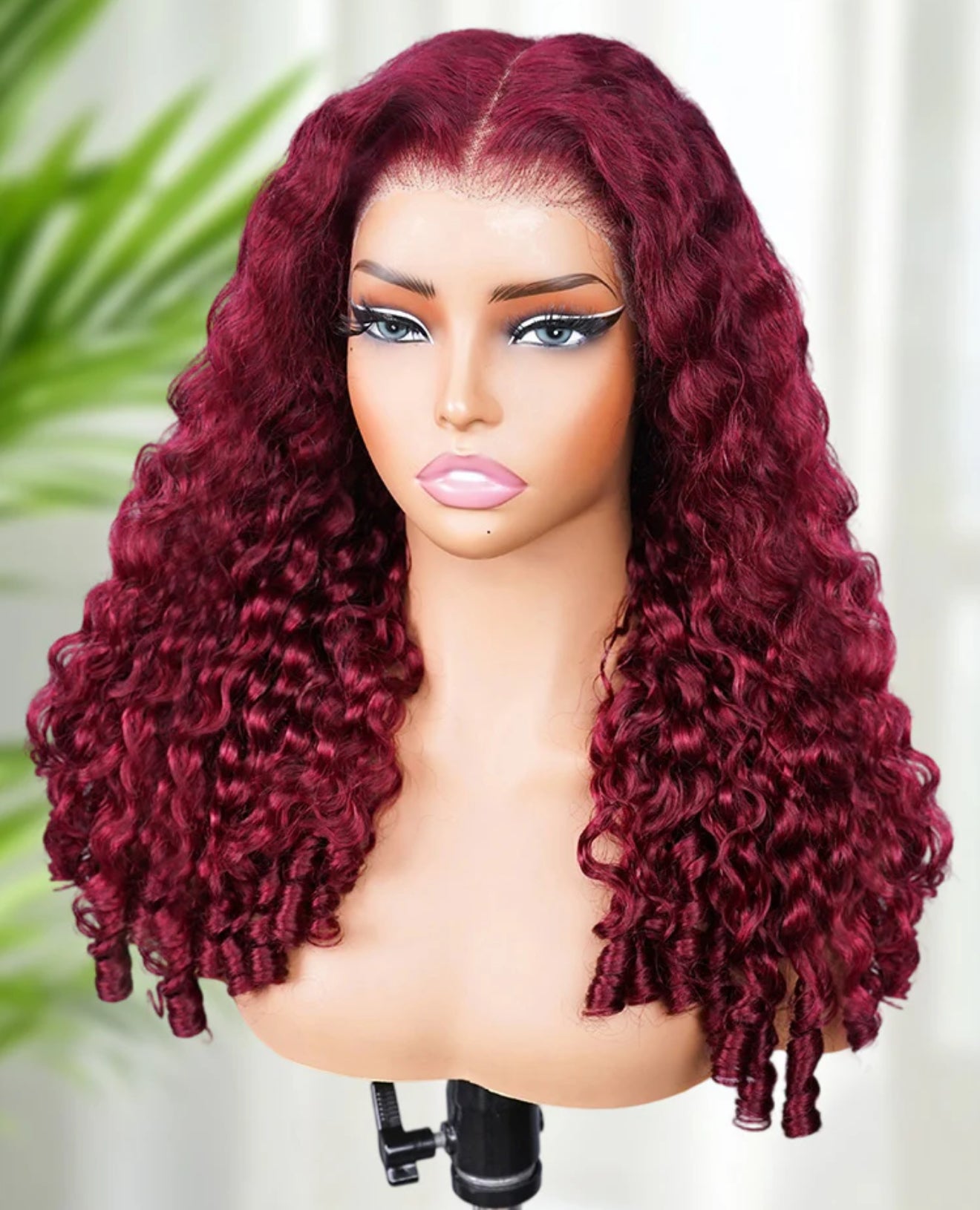 Burmese curly 99j Wig