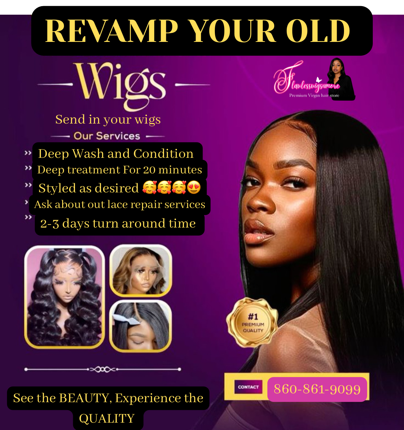 Wig revamp services