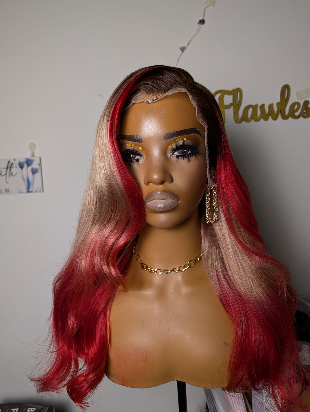 Frontal Valentines day wig