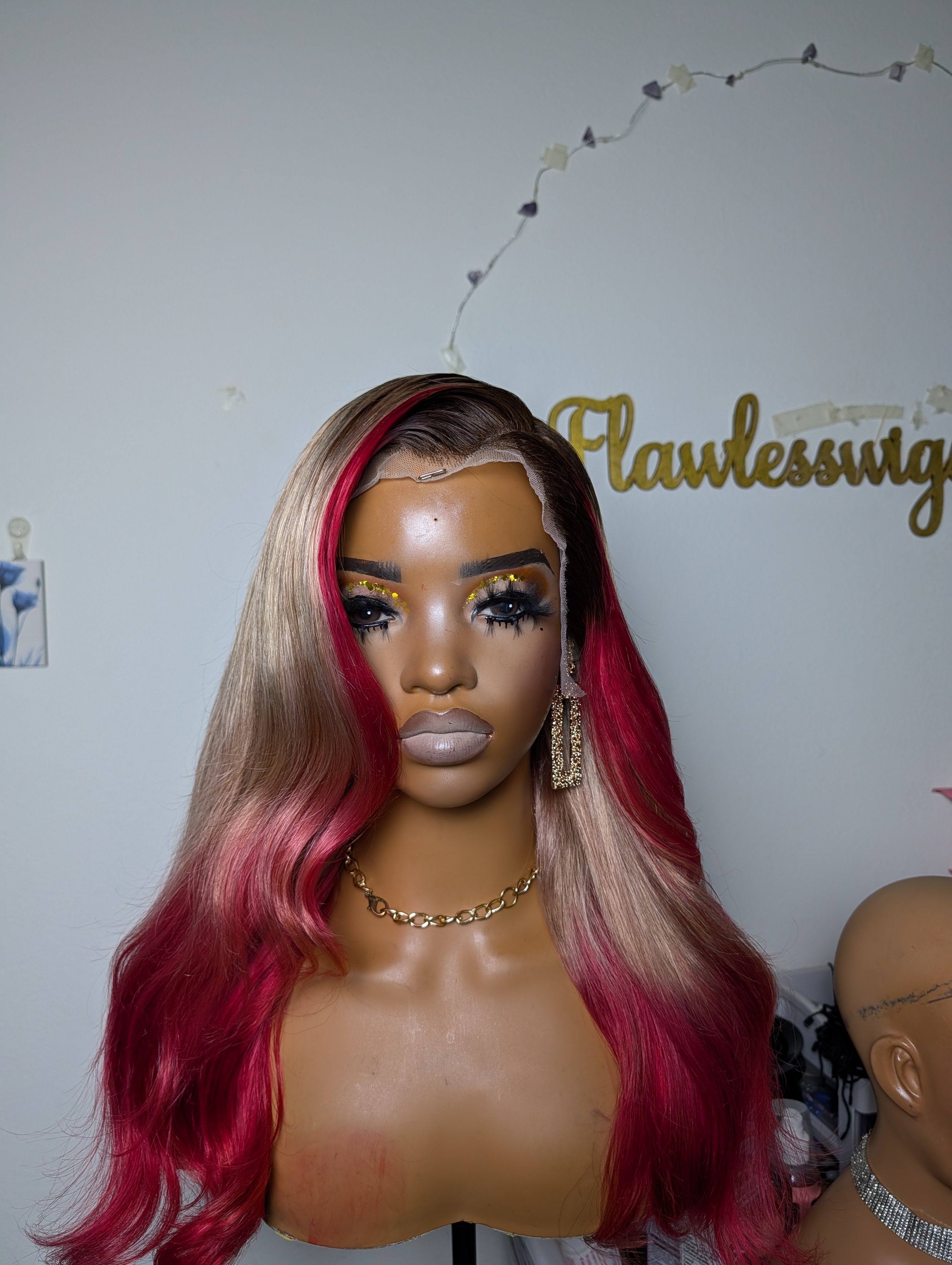 Frontal Valentines day wig