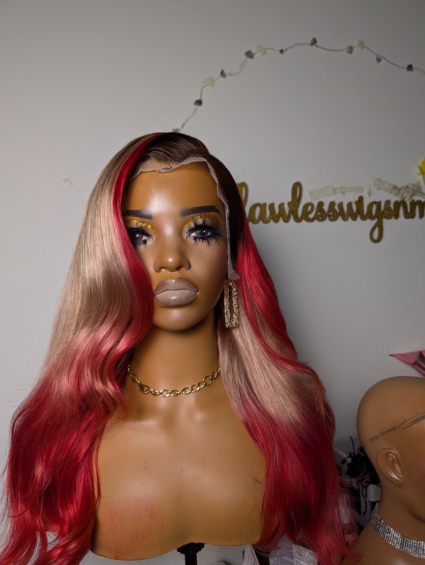 Frontal Valentines day wig